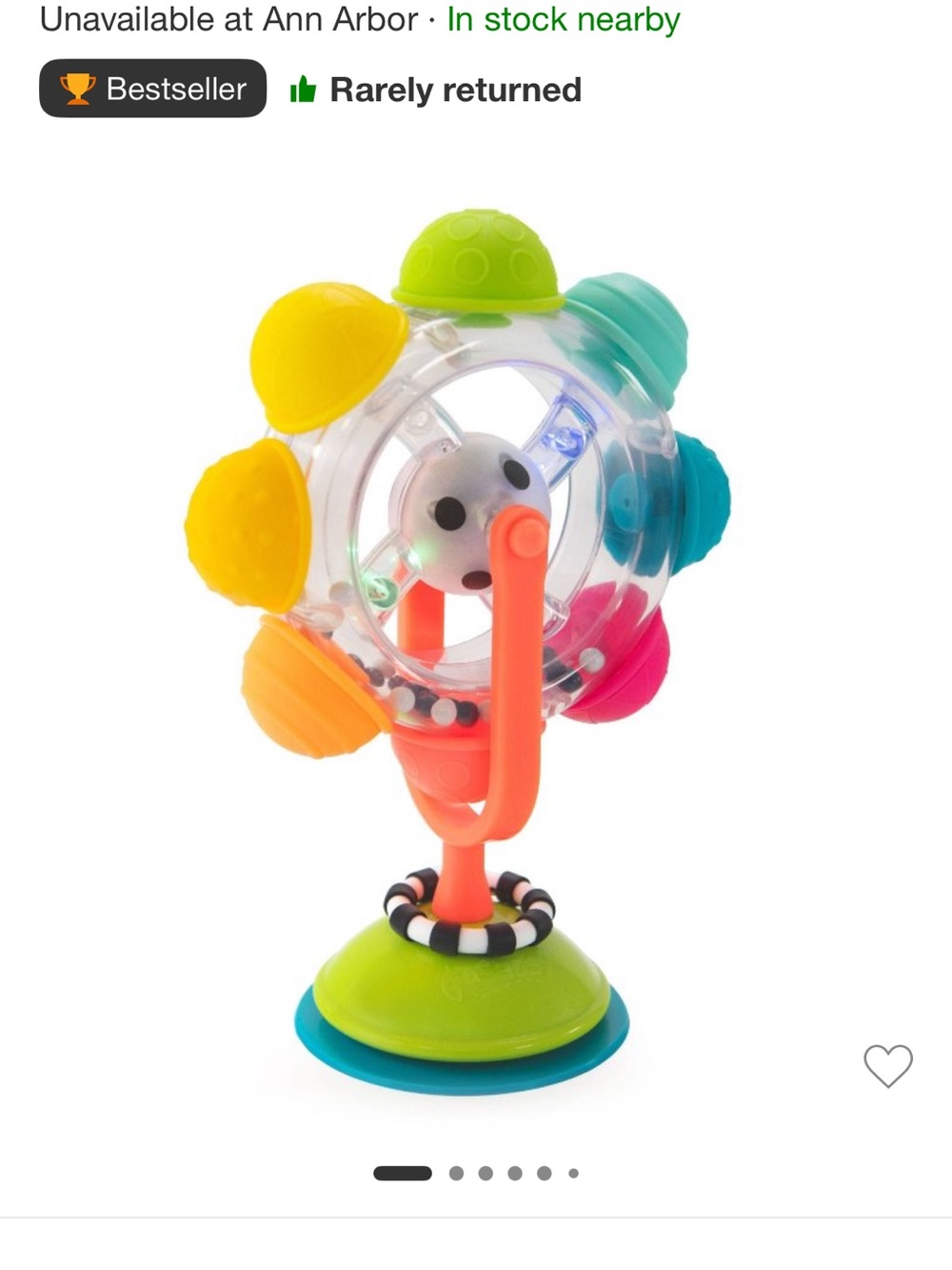 Colorful Multi-Activity Baby Rattle Toy – Bright Multicolor